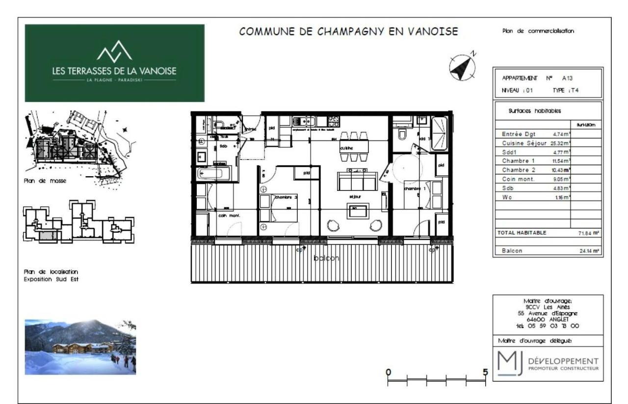 Residence Les Terrasses De La Vanoise - Appartement Exclusif ! Les Terrasse 404 La Plagne Exterior foto